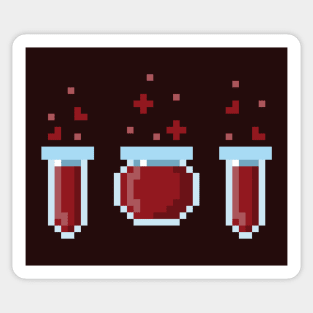 8Bit Health Potion, Red Sticker